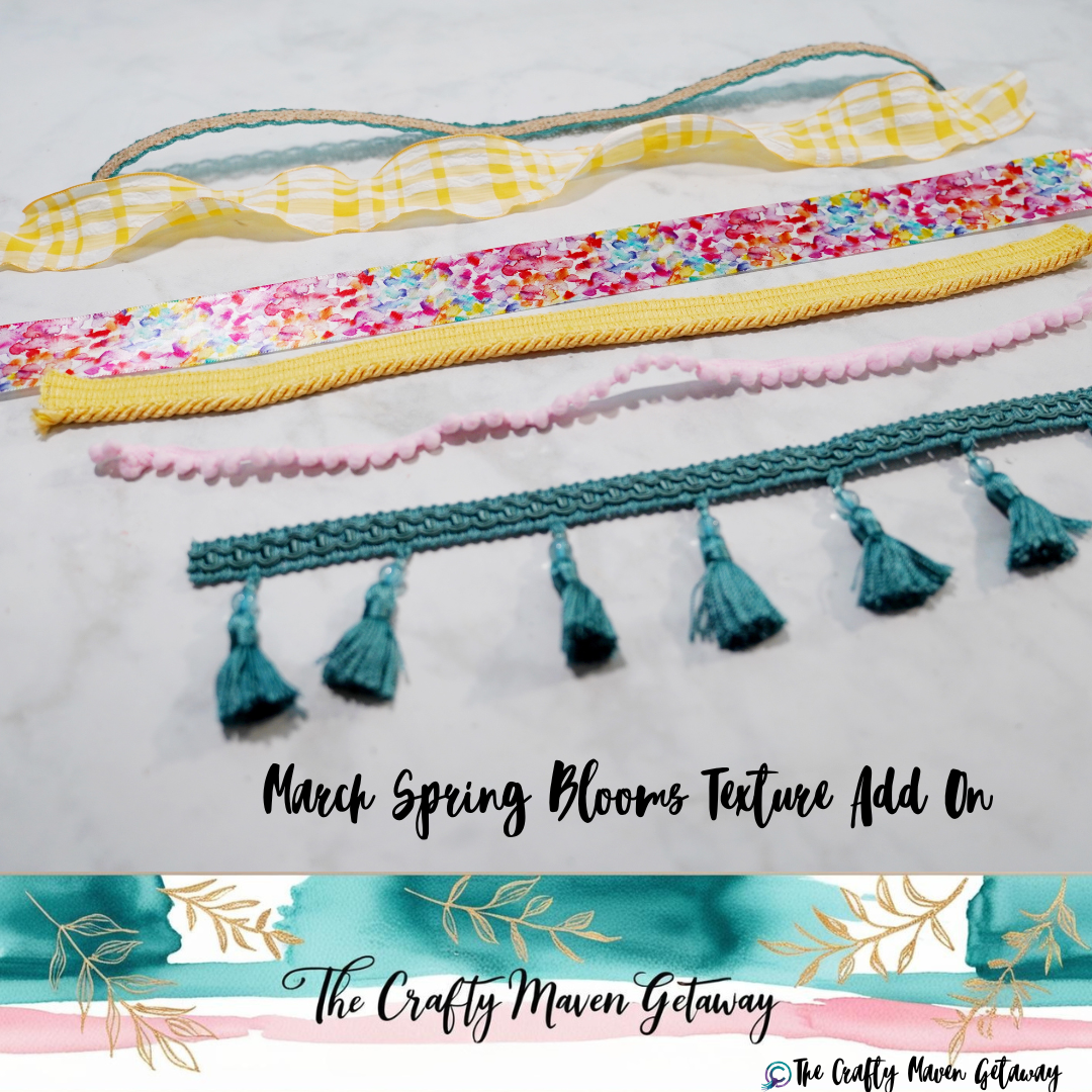 March Spring Blooms Texture Add On