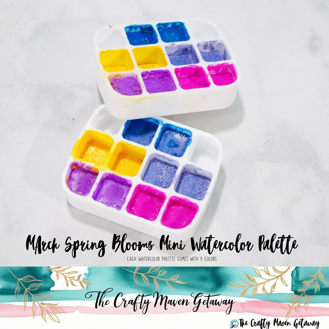 Mini Watercolor Palette Style 6