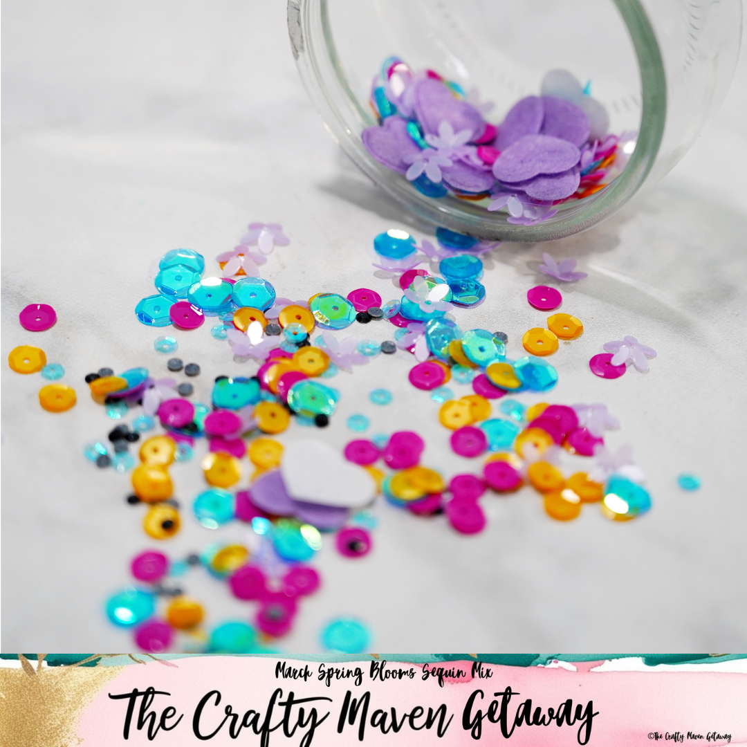 March Spring Blooms Sequin Mix