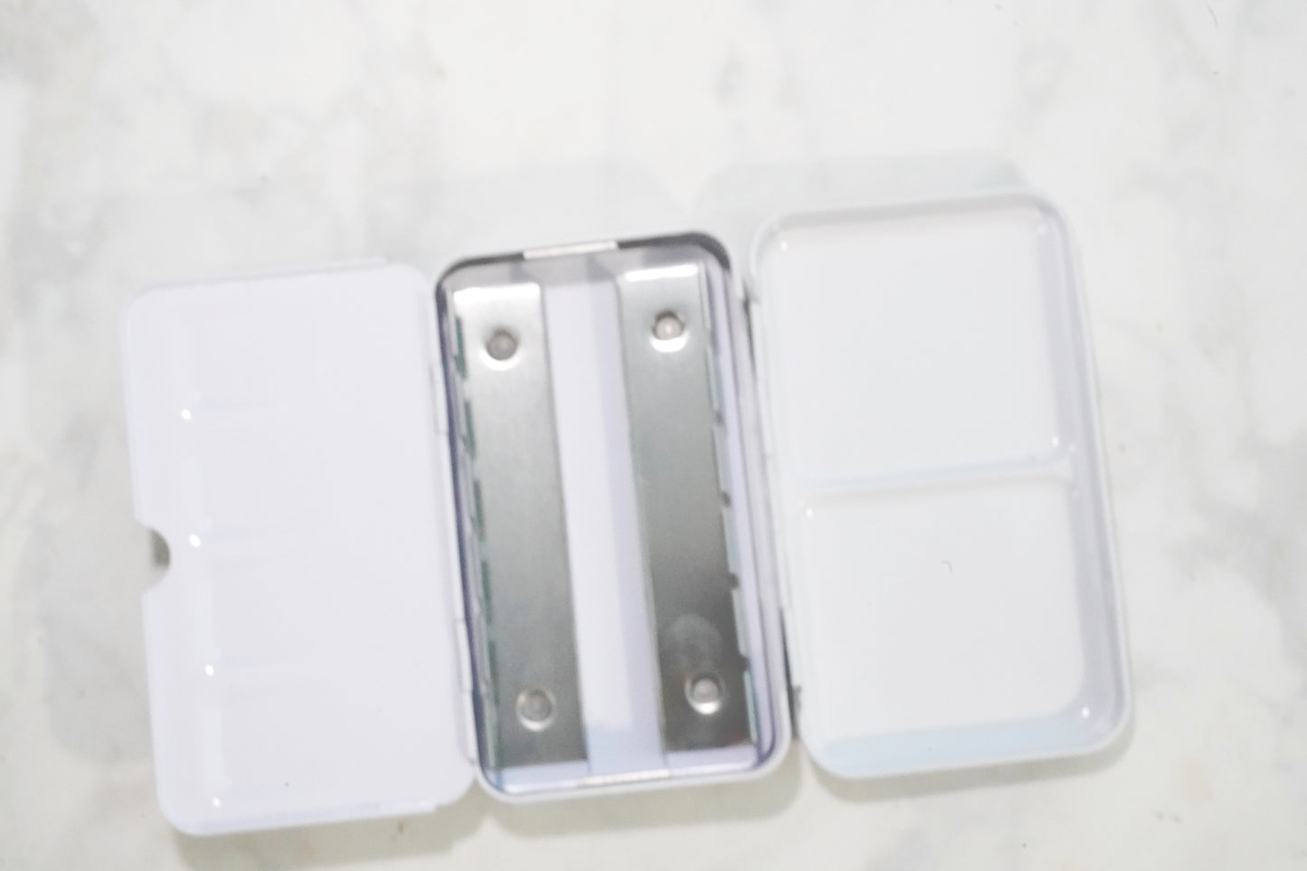 Empty Watercolor Palette Tin: Rainbow Watercolor