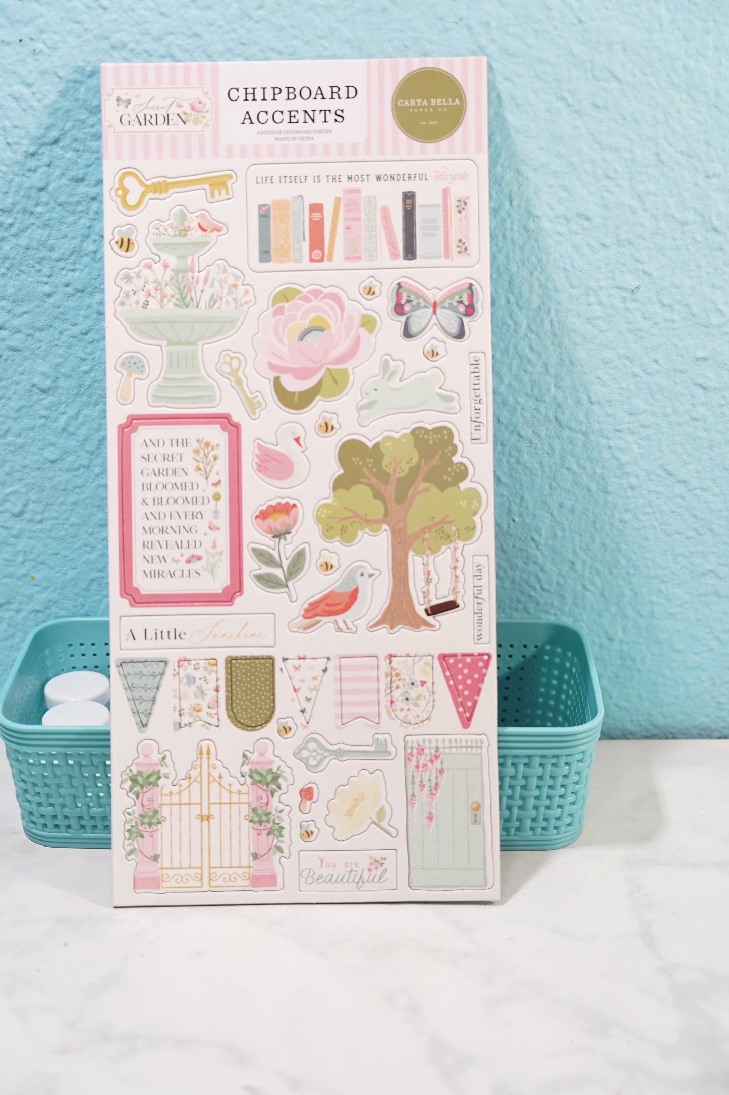 Carta Bella Secret Garden 6X13 Chipboard Accents
