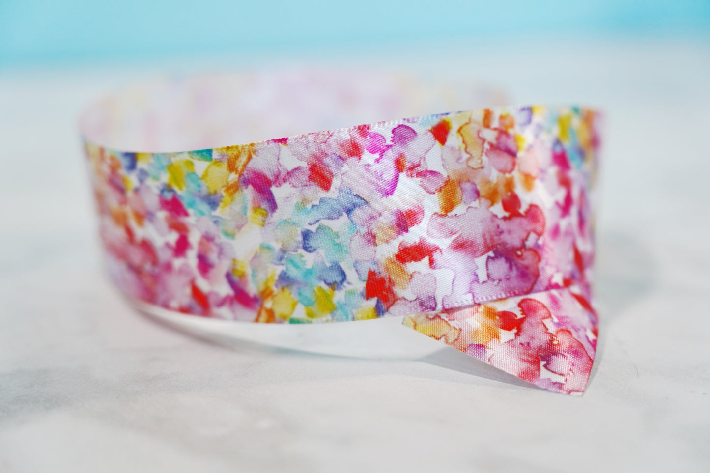 Watercolor Floral Ribbon