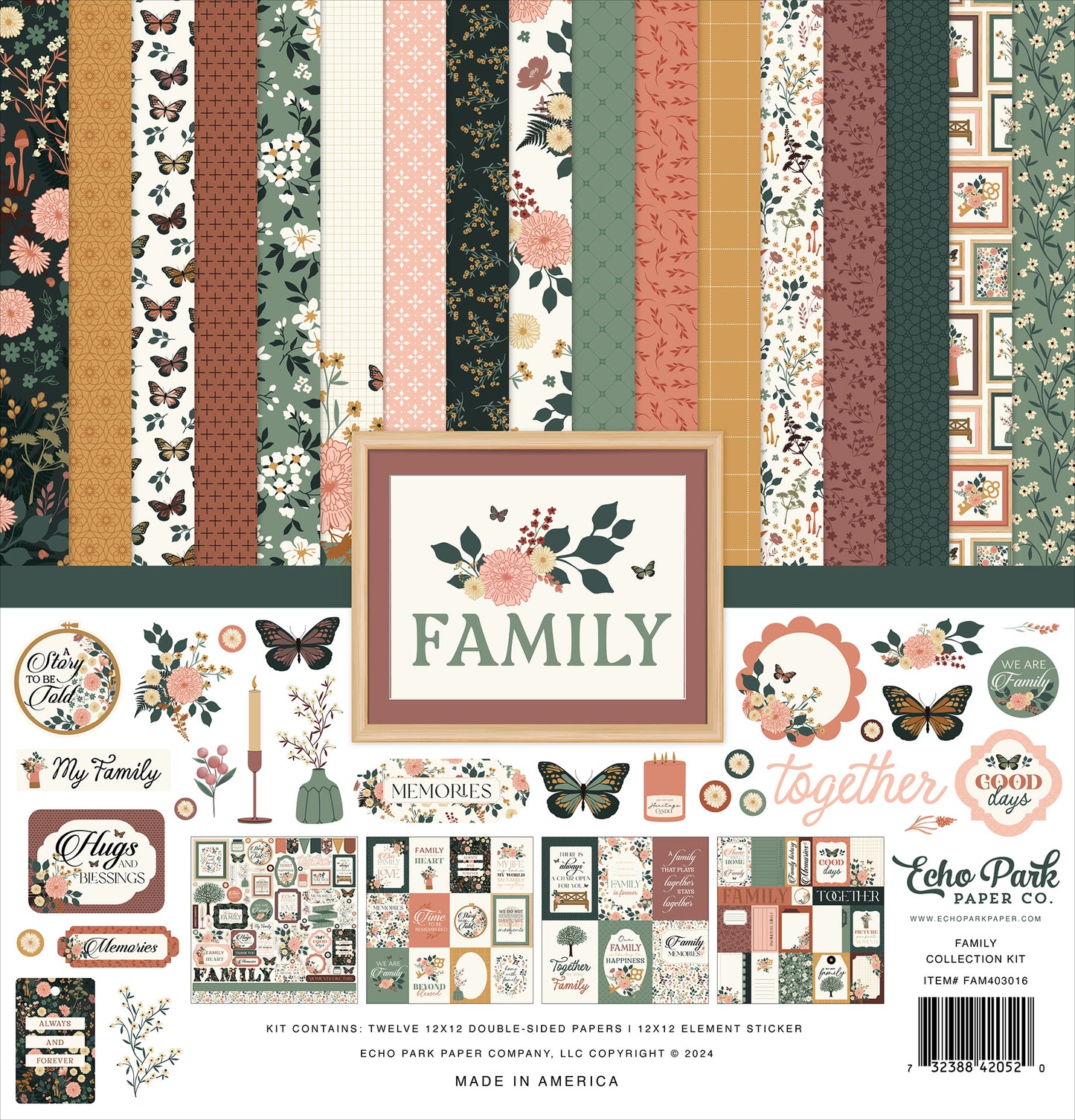 Echo Park Co. Family Collection Paper Kit