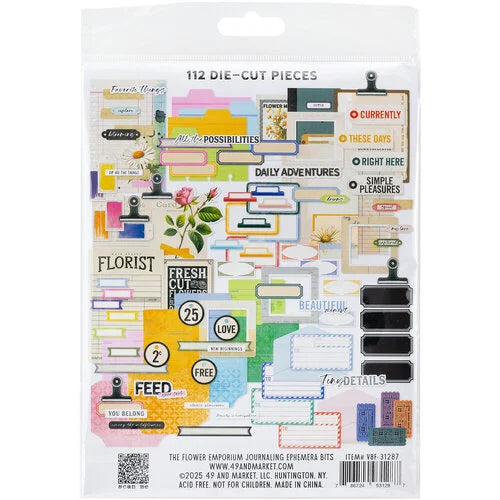 The Flower Emporium Journaling Die-Cuts