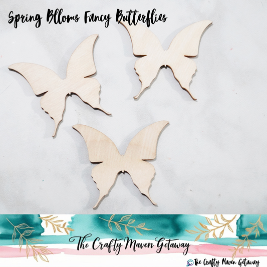 Fancy Wood Veneer Butterflies