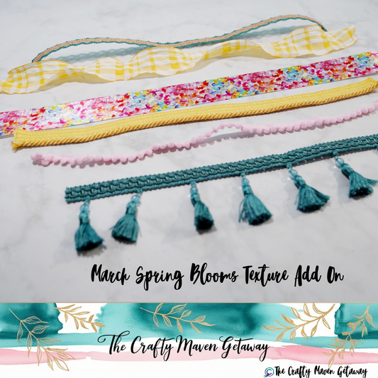 March Spring Blooms Texture Add On