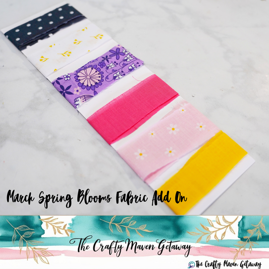 March Spring Blooms Fabric Texture Add On
