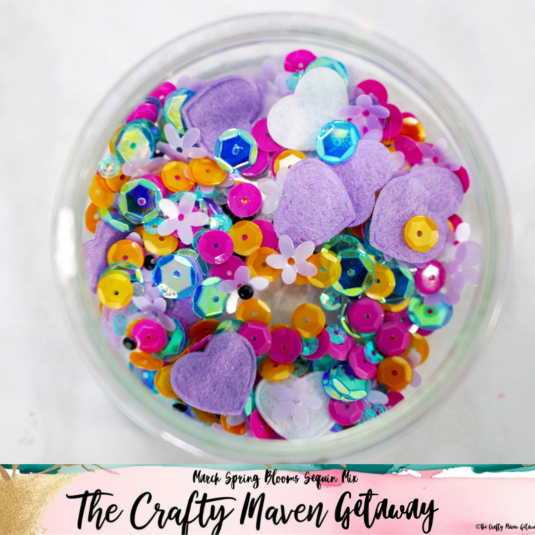 March Spring Blooms Sequin Mix