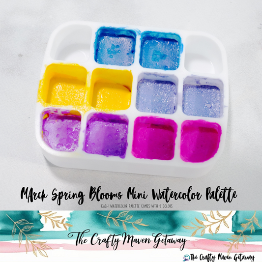 Mini Watercolor Palette Style 1