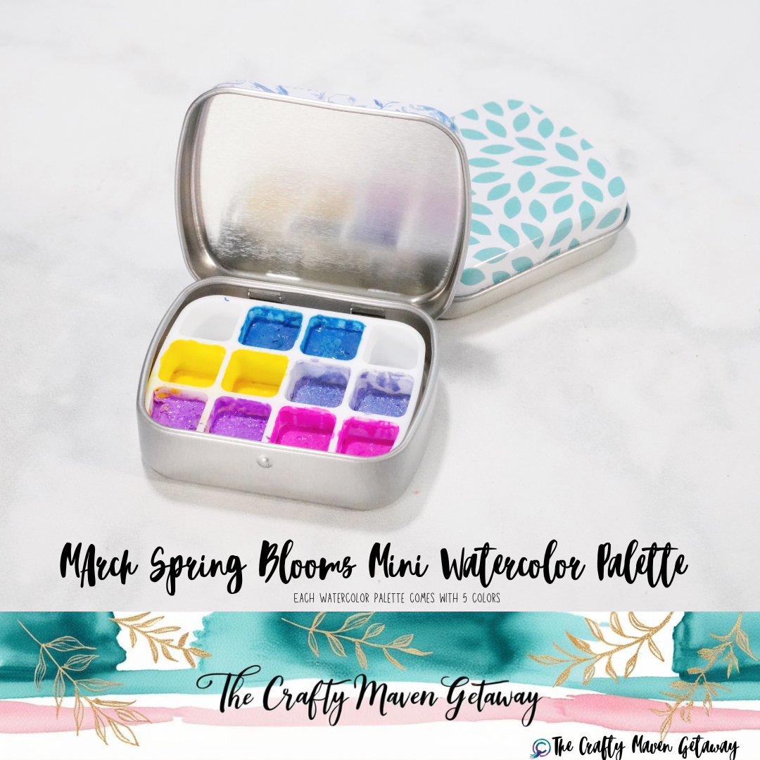 Mini Watercolor Palette Style 6