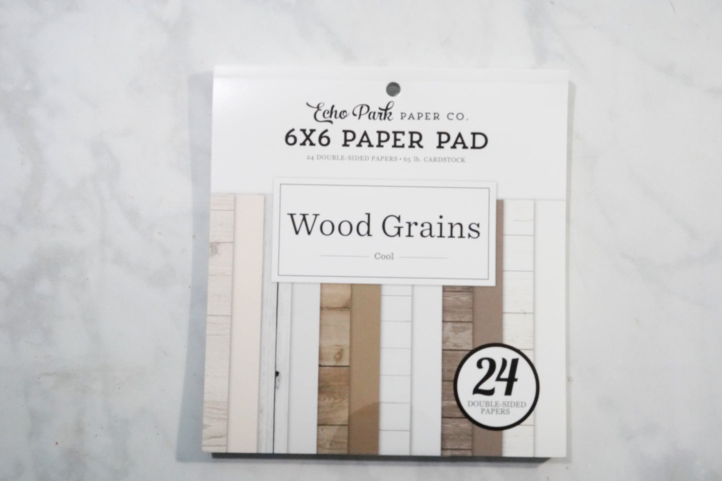 Echo Park Co Cool Wood Grains 6X6 Paper Pad