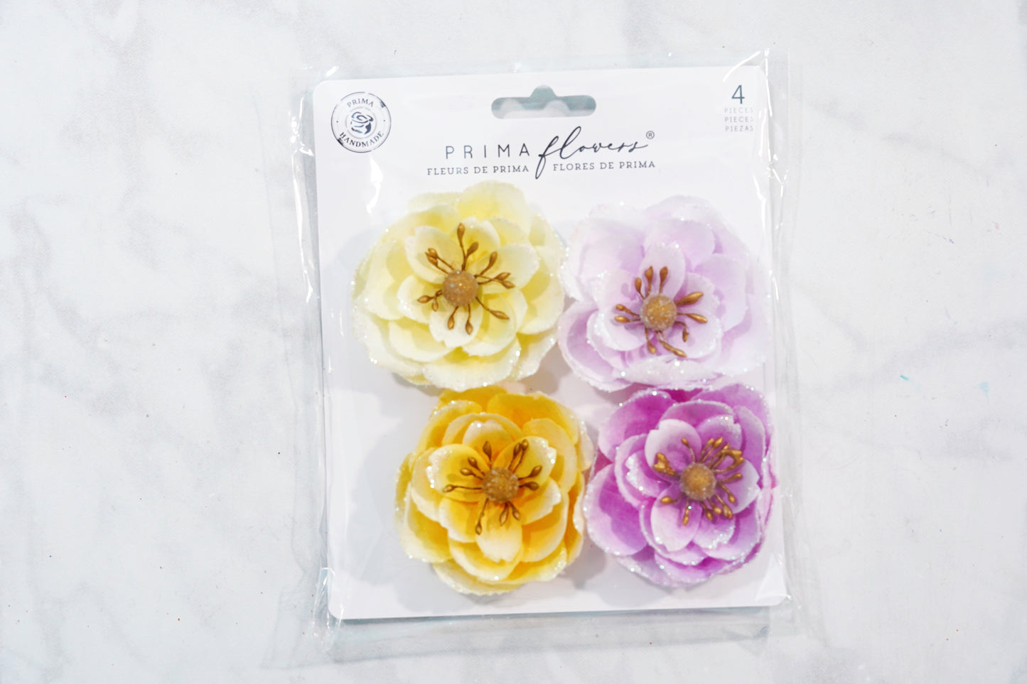 Prima Marketing In Full Bloom Flowers 4-pieice