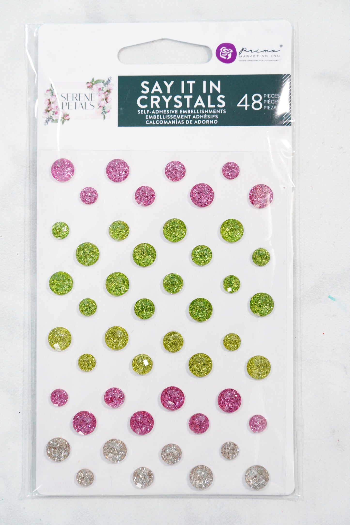 Prima Marketing Serene Petals Say It In Crystals