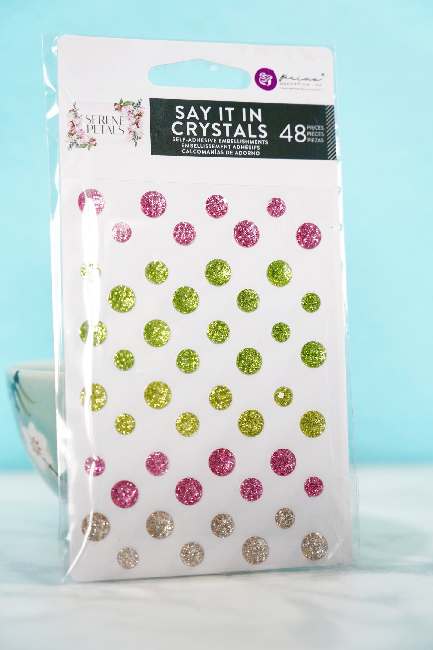 Prima Marketing Serene Petals Say It In Crystals