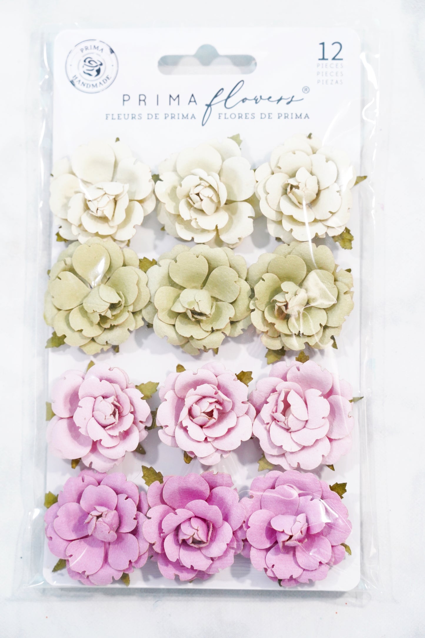 Prima Marketing Serene Petals Collections  Budding Serentity 12-piece Flowers
