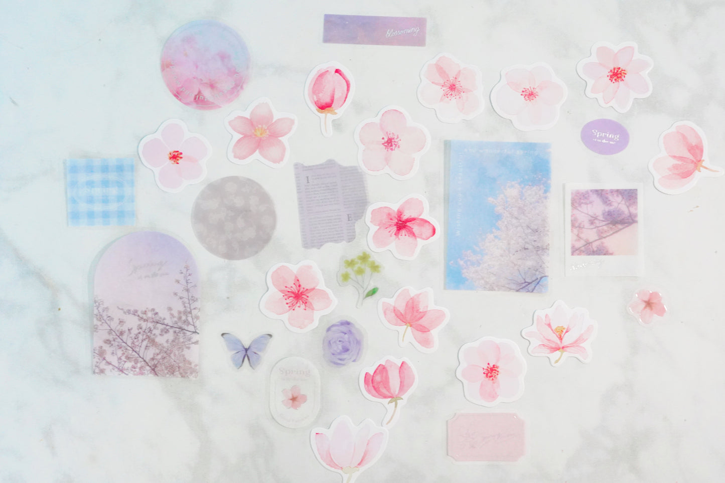 Assorted Spring and Flower Embellishment Add On