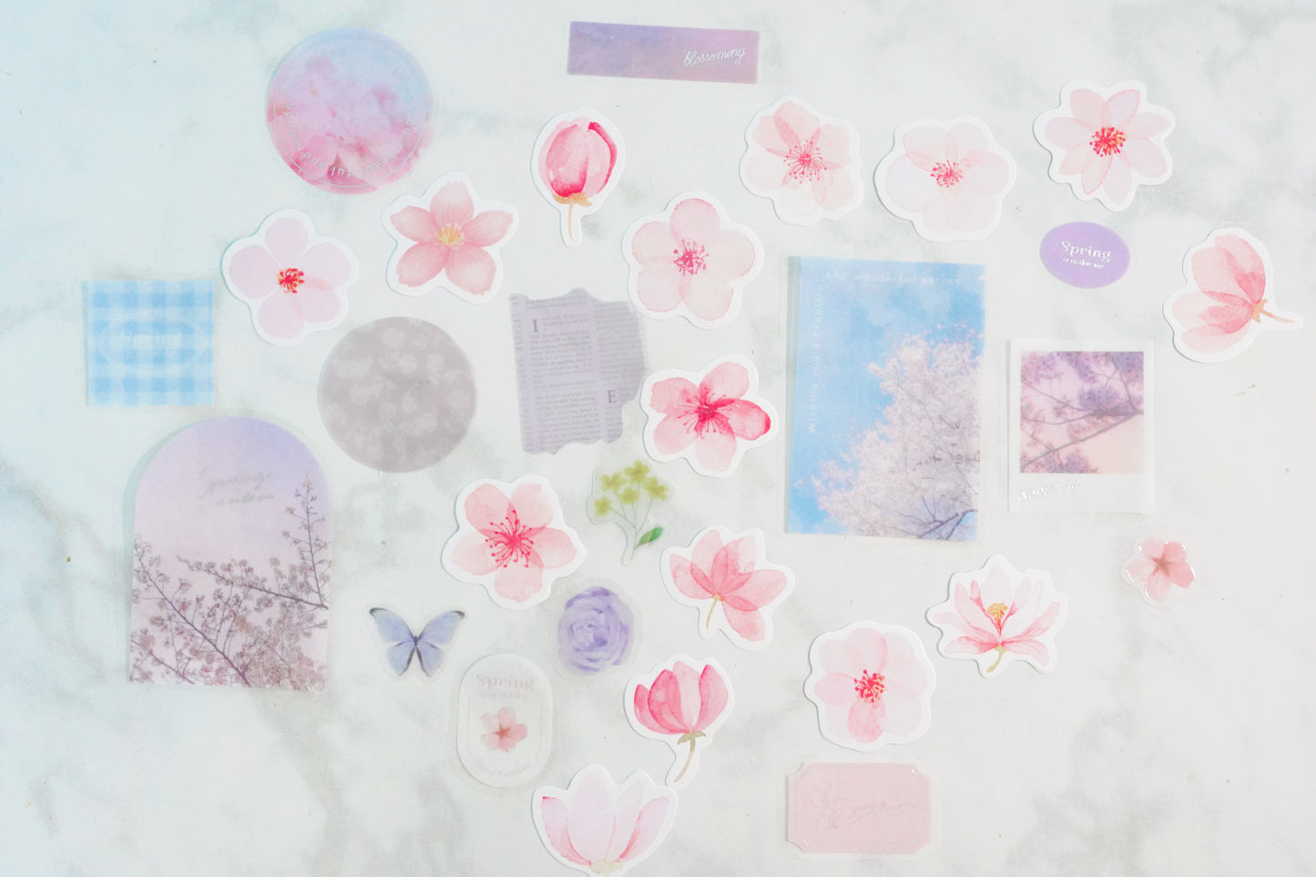 Assorted Spring and Flower Embellishment Add On