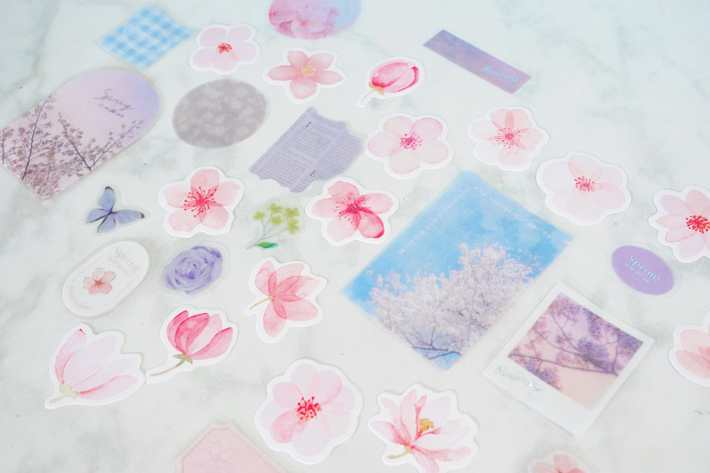 Assorted Spring and Flower Embellishment Add On