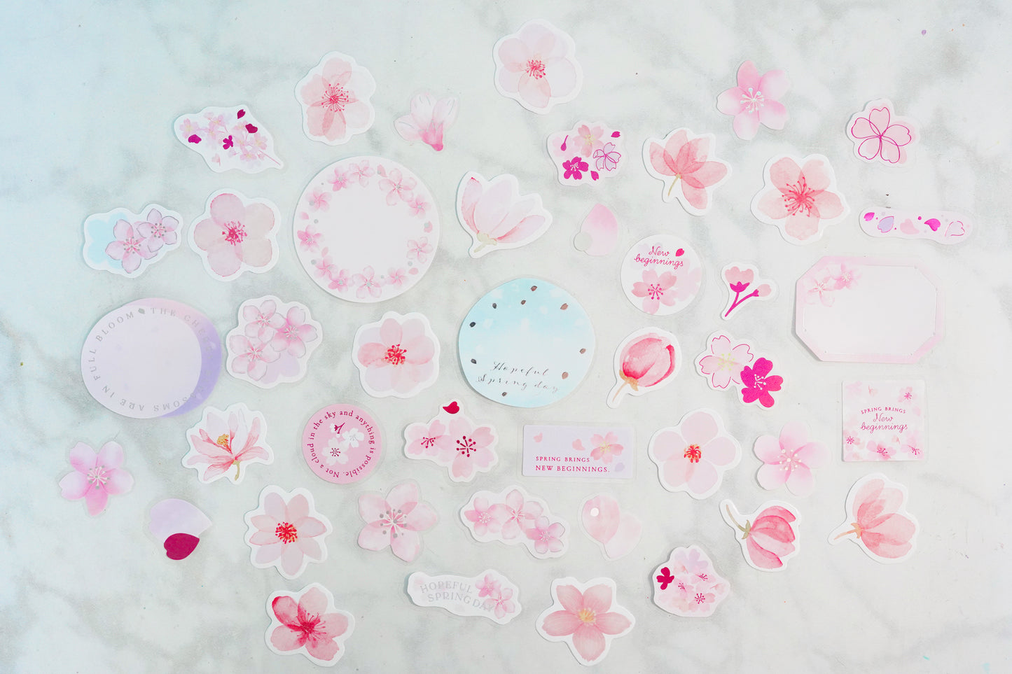 Assorted Cherry Blossom Embellishments Add On