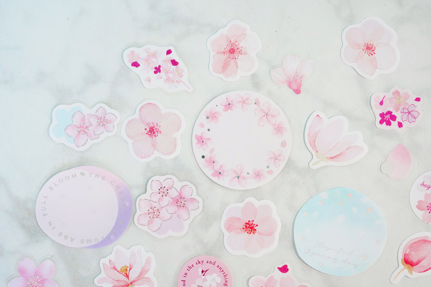 Assorted Cherry Blossom Embellishments Add On