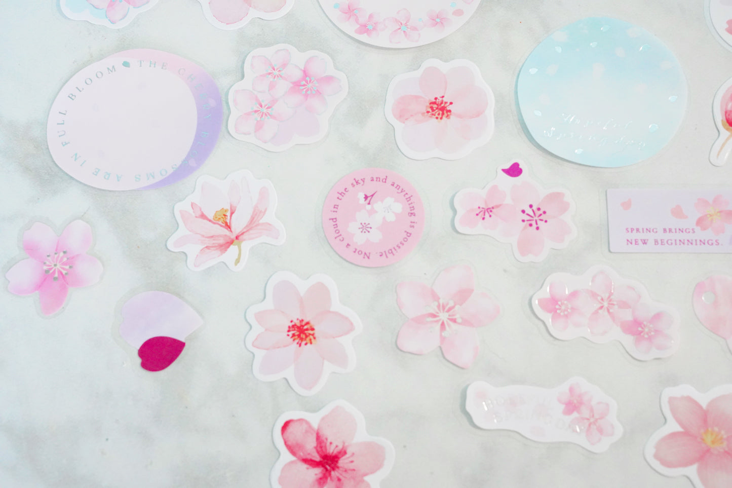 Assorted Cherry Blossom Embellishments Add On
