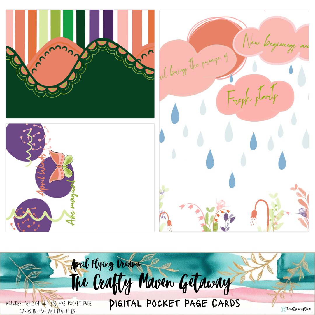 April Flying Dreams Digital Mini Kit