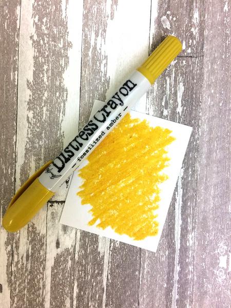 Tim Holtz Distress Crayon - Fossilized Amber