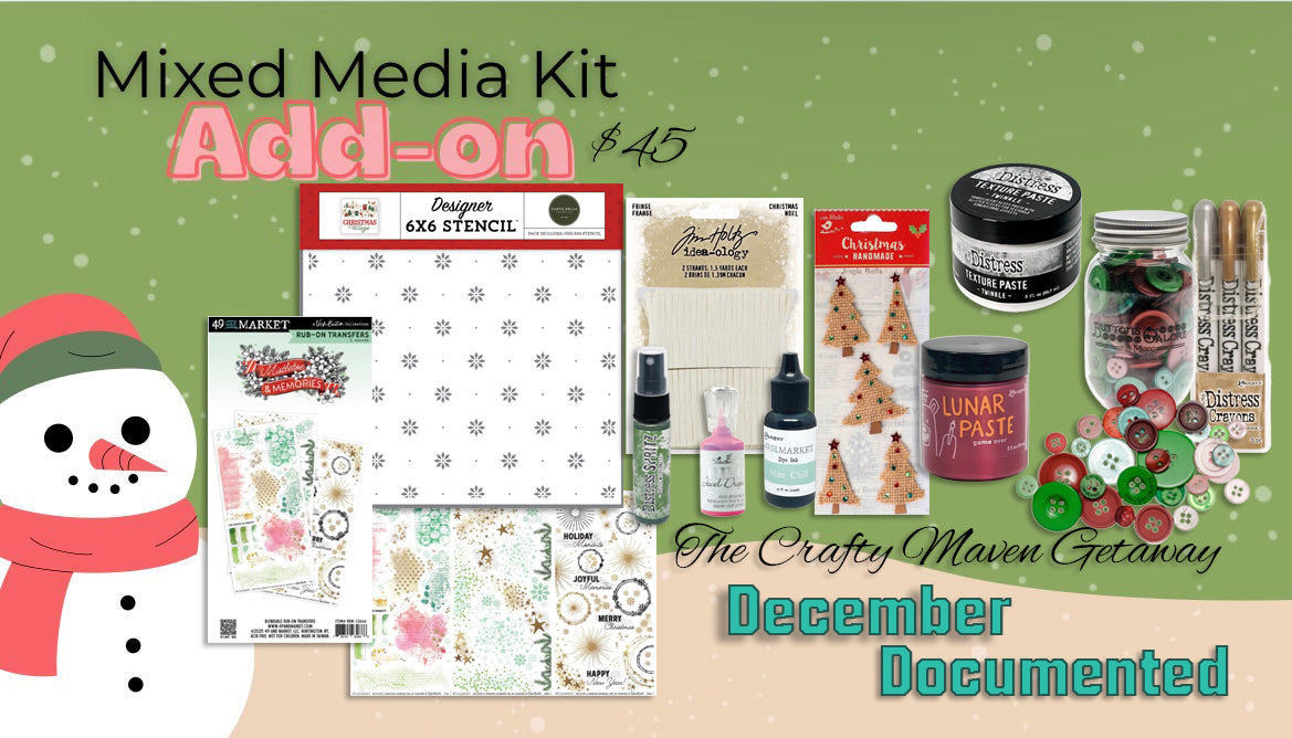 December Mixed Media Add On Kit-Pre Order