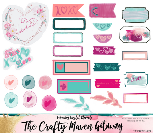 February Digital Elements