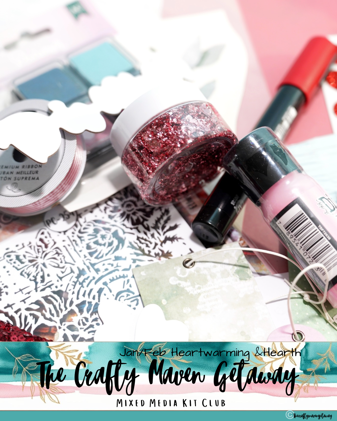 Jan/Feb 2026 Heartwarming & Hearth Mixed Media Kit