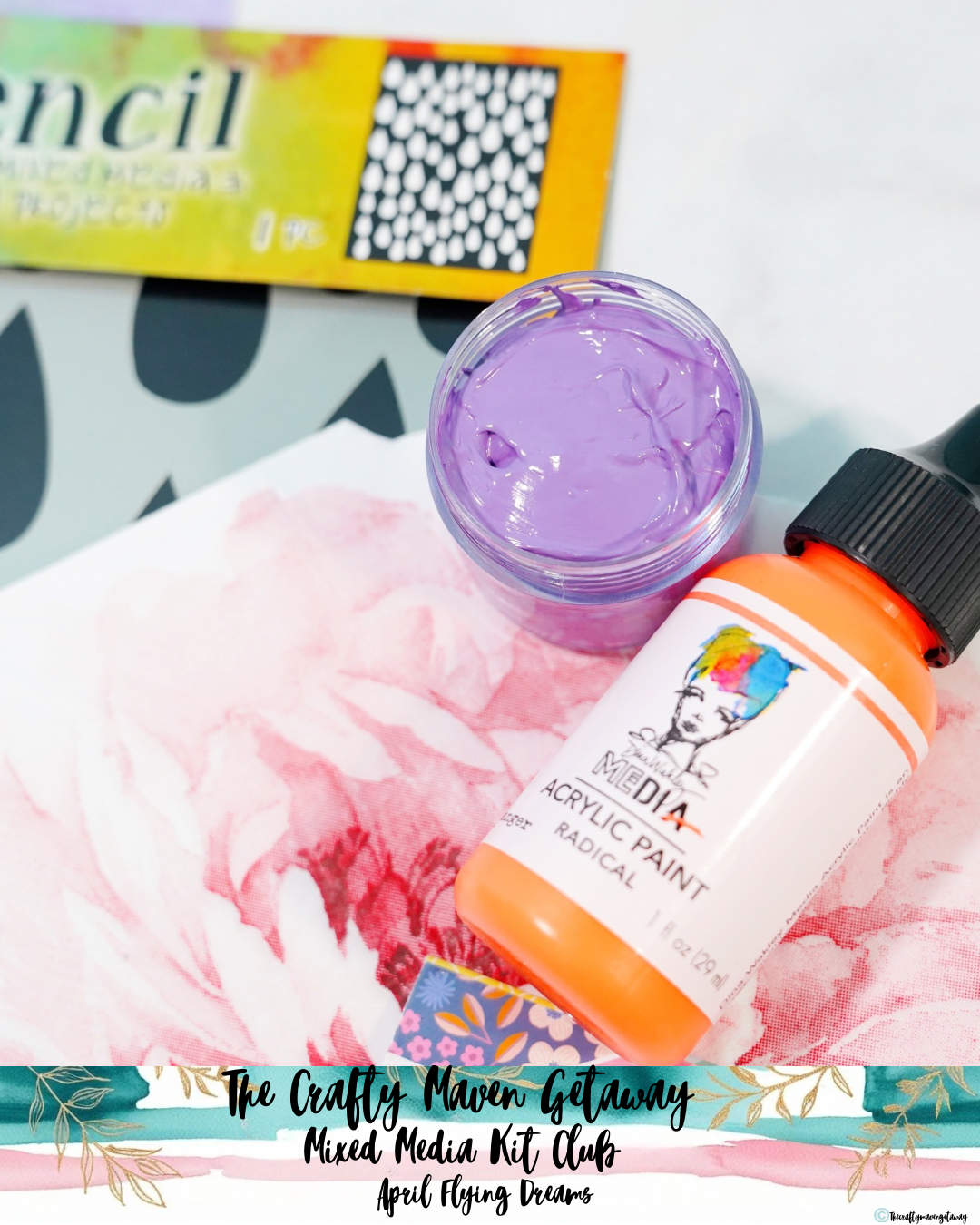 April Monthly Mixed Media Kit