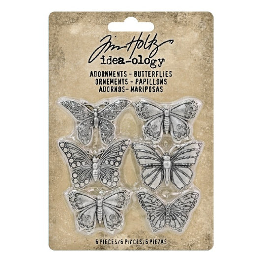 Tim Holtz Idea-ology Adornments Butterflies